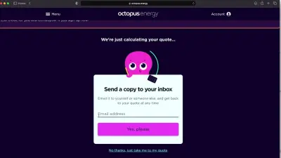 How to Sign Up to Octopus Energy - Click to play